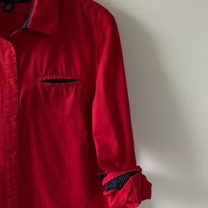 Tommy Hilfiger Polka Dot Button Down
